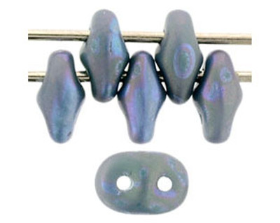 SuperDuo Bead - #MNB6303 Nebula - Blue Turquoise Opaque Matte