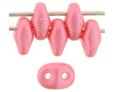 SuperDuo Bead - #24003 Pearl Shine - Coral Pink