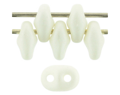 SuperDuo Bead - #29571 Saturated - White