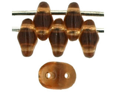 SuperDuo Bead - #1023 Smoky Topaz