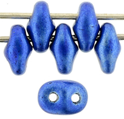 SuperDuo Bead - #24203 Metalust - Crown Blue