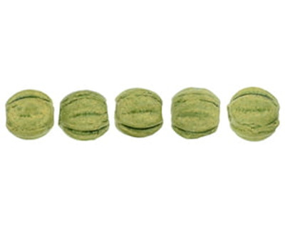 3mm Melon Shaped - Pacifica - Avocado (100pcs)