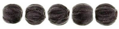 3mm Melon Shaped - Metallic Suede Dark Plum (100pcs)