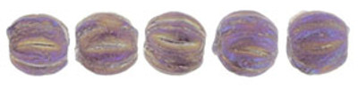 3mm Melon Shaped - Milky Amethyst Rainbow Luster (100pcs)