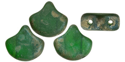 Ginkgo Leaf Bead - Chrysolite - Rembrandt Matte