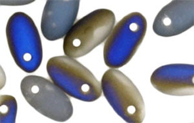 Rizo Beads - #M22201 Blue Iris Crystal 1/2 Matte