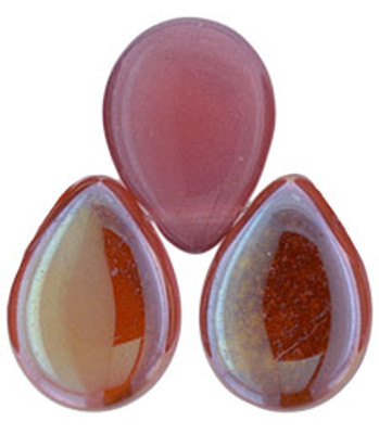Pear Drops 12x16mm - Milky Pink Celsian