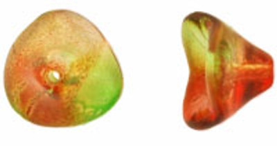 Three Petal Flowers - Dual Coated Peach/Pear