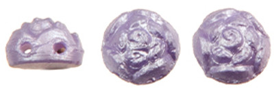 Roseta Two-Hole Cabochon - Powdery - Lavender