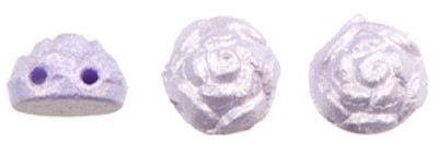 Roseta Two-Hole Cabochon - Blossom - Lilac