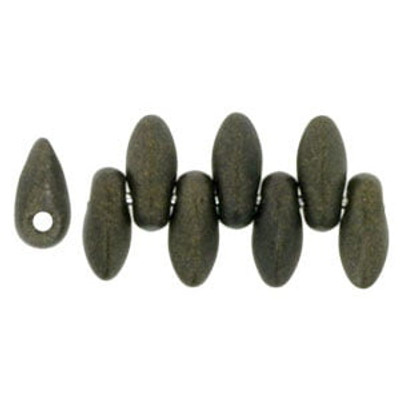 2.5x6mm Mini Dagger - #79082 Metallic Suede Dark Green