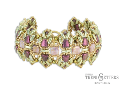 Lavender Crown Bracelet by Penny Dixon: Starman's Trendsetter Pattern