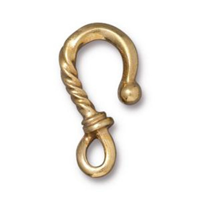 Tierracast Clasp: Twisted Hook | Pk of 2