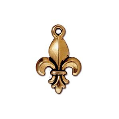 Tierracast Charms: Drop, Large Fleur De Lis | Pk of 6