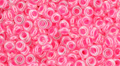 Demi Round Bead by Toho #978 Luminous Neon Pink