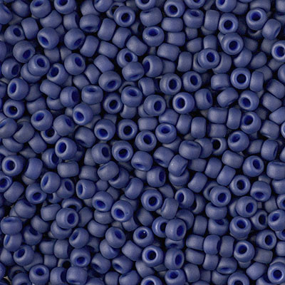 Round Seed Bead by Miyuki - #1253 Royal Blue Metallic Matte