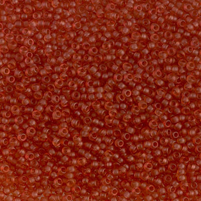 Round Seed Bead by Miyuki - #1621 Dyed Berry Transparent Semi-Matte