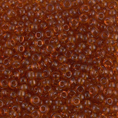 Round Seed Bead by Miyuki - #133 Topaz Transparent