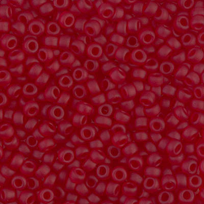 Round Seed Bead by Miyuki - #141-F Ruby Transparent Matte