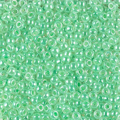 Round Seed Bead by Miyuki - #520 Mint Green Ceylon