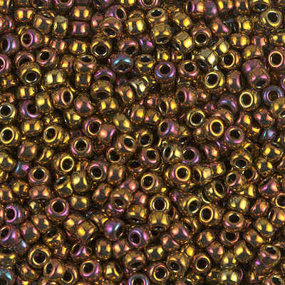 Round Seed Bead by Miyuki - #462 Gold Metallic Rainbow