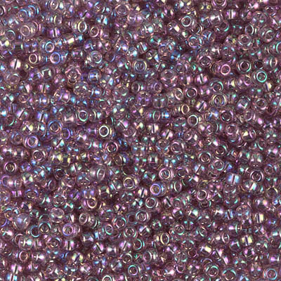 Round Seed Bead by Miyuki - #256 Smoky Amethyst Transparent Rainbow