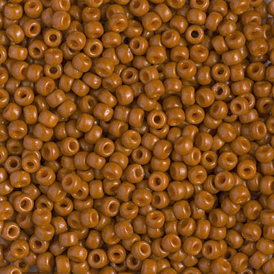 Round Seed Bead by Miyuki - #4458 Duracoat Persimmon Opaque