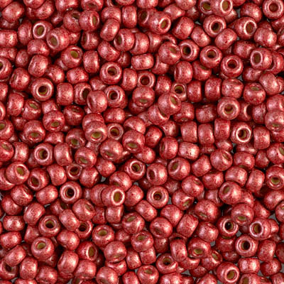 Round Seed Bead by Miyuki - #4208-F Duracoat Galvanized Berry Matte