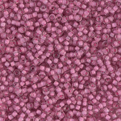 Round Seed Bead by Miyuki - #1931 Light Raspberry Semi-Matte Inside Color Lined