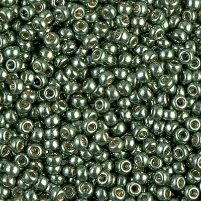 Round Seed Bead by Miyuki - #4215 Duracoat Galvanized Sea Green