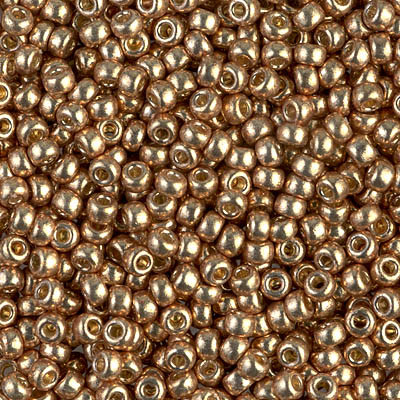 Round Seed Bead by Miyuki - #4204 Duracoat Galvanized Champagne