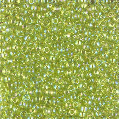 Round Seed Bead by Miyuki - #258 Chartreuse Transparent Rainbow