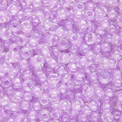 Round Seed Bead by Miyuki - #222 Orchid Inside Color Lined