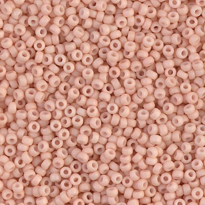 Round Seed Bead by Miyuki - #2023 Blush Opaque Matte