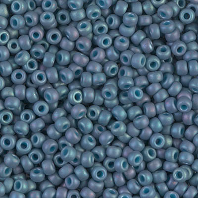 Round Seed Bead by Miyuki - #2030 Steel Metallic Luster Matte