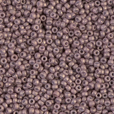 Round Seed Bead by Miyuki - #2027 Dusty Mauve Opaque Matte