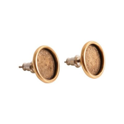 Nunn Earrings: Post Small Circle | 1 Pair