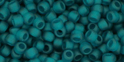 Round Seed Bead by Toho - #7-BDF Teal Transparent Matte