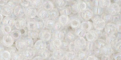 Round Seed Bead by Toho - #0161 Clear Transparent Rainbow