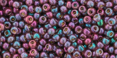 Round Seed Bead by Toho - #425 Marionberry Gold Luster