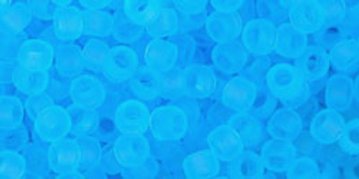 Round Seed Bead by Toho - #3-F Aquamarine Transparent Matte