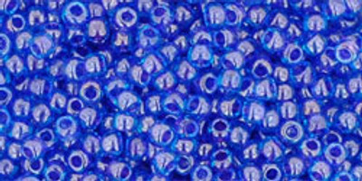 Round Seed Bead by Toho - #361 Dark Aqua / Violet Inside Color Lined