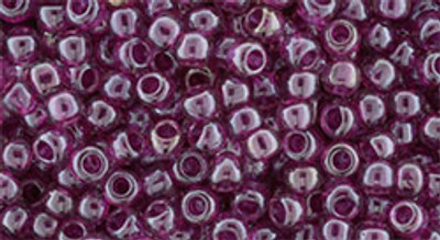 Round Seed Bead by Toho - #356 Light Amethyst / Fuchsia Inside Color Lined