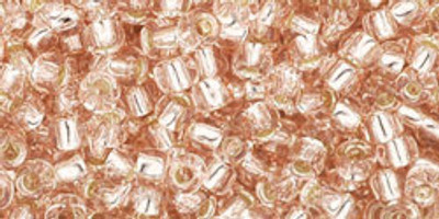 Round Seed Bead by Toho - #31 Rosaline Transparent Silver-Lined