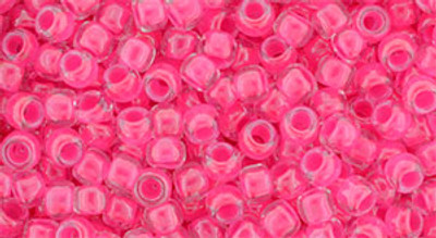 Round Seed Bead by Toho - #978 Luminous Neon Pink