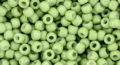 Round Seed Bead by Toho - #YPS0010 HYBRID ColorTrends: Green Flash Opaque *Discontinued*