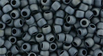 Round Seed Bead by Toho - #612 Gun Metal Matte