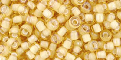 Round Seed Bead by Toho - #948 Jonquil / White Inside Color Lined