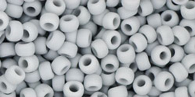 Round Seed Bead by Toho - #53-F Gray Opaque Matte