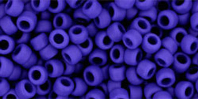 Round Seed Bead by Toho - #48-F Navy Blue Opaque Matte